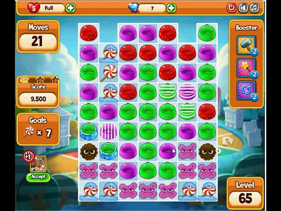 Pudding Pop Tutorial Level 65