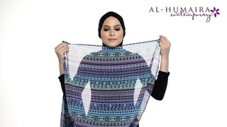 LANAA shawl styling tutorial by Al-Humaira Contemporary