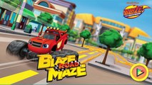 NEW Nickelodeon | Blaze and the Monster Machines: Road Maze | Nick Jr. Best Game 4 Kids