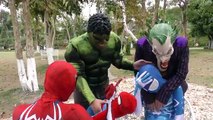 Яд капля детские Человек-Паук в атаку озеро акул!! Супергерои Выступают Дети Халк Джокер