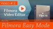 how to make and Edit videos with Easy Mode of wondershare filmora software