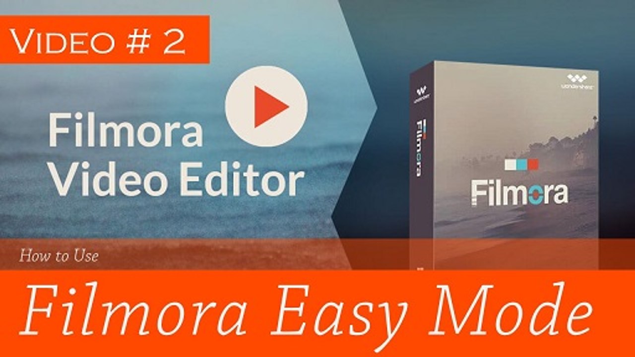 how to make and Edit videos with Easy Mode of wondershare filmora software