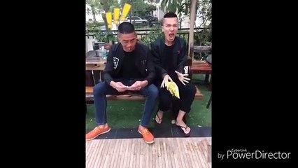 Funny Chinese videos - Prank chinese 2017 #1 can't stop laugh ( new videos )