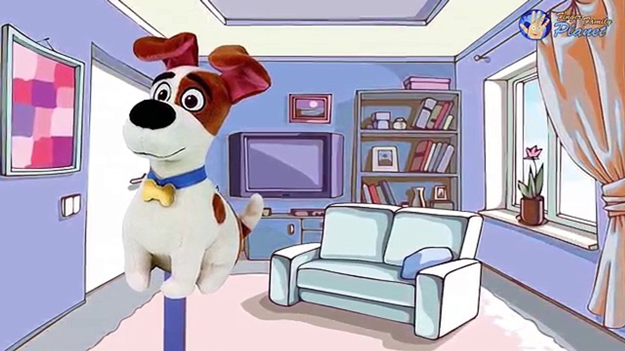 SECRET LIFE OF PETS Finger Family w/ Max, Duke, Snowball & Chloe - Daddy Finger Animal Songs 4 #Kids