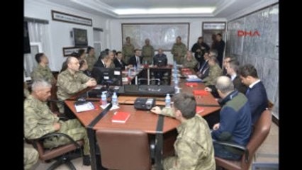 Diyarbakır-Içişleri Bakanı Soylu ve Komutanlar Lice' De