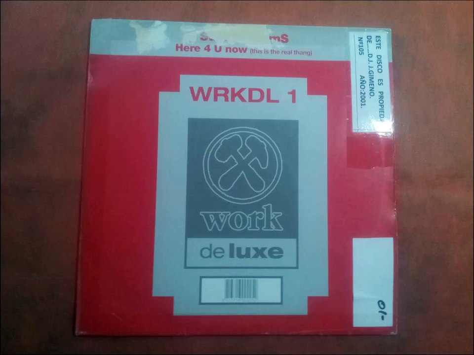 STAHP & LAMS.(HERE 4 U NOW.(THIS IS THE REAL THANG.(D.J. JAW REMIX.)(12''.)(2001.)