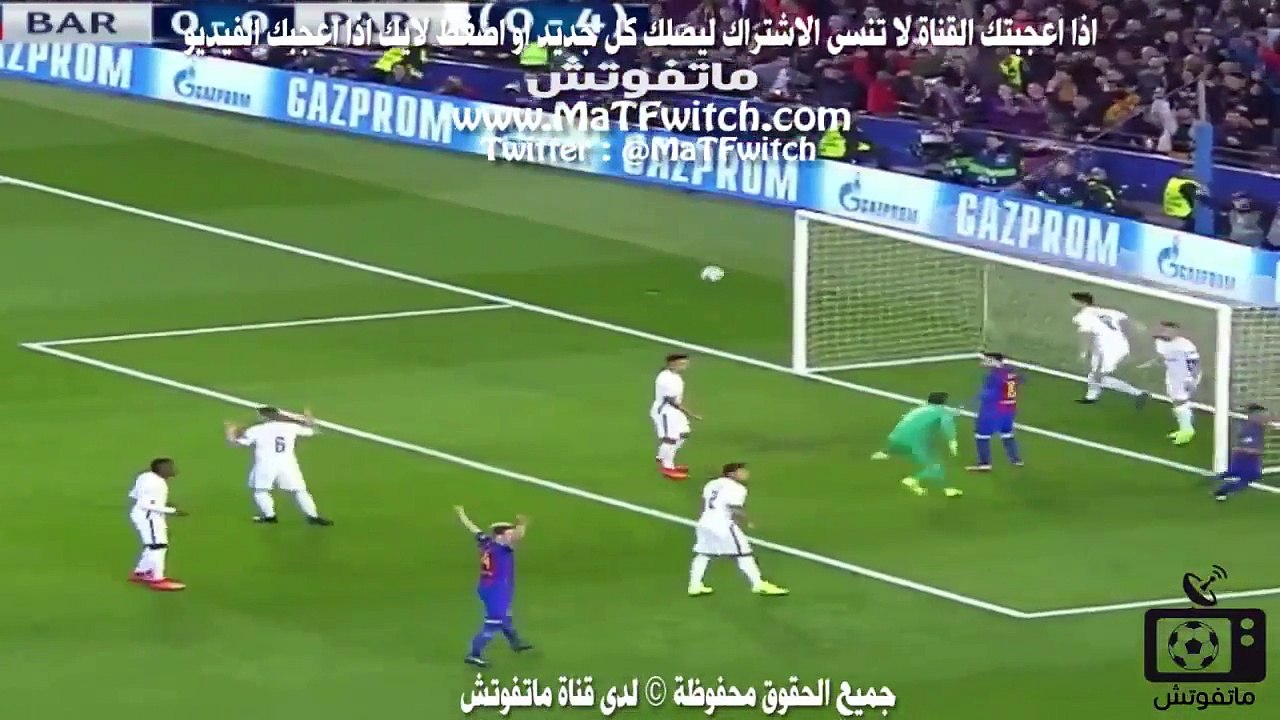 اهداف مباراة برشلونة [6-1] باريس سان جيرمان [عصام الشوالي] [8-3-2017] دورى ابطال اوروبا HD
