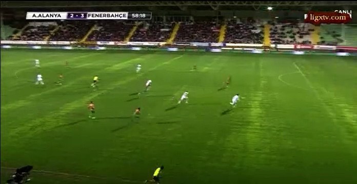 Aatif Chahechouhe GOAL HD Alanyaspor 2 - 3 Fenerbahce - 10.03.2017