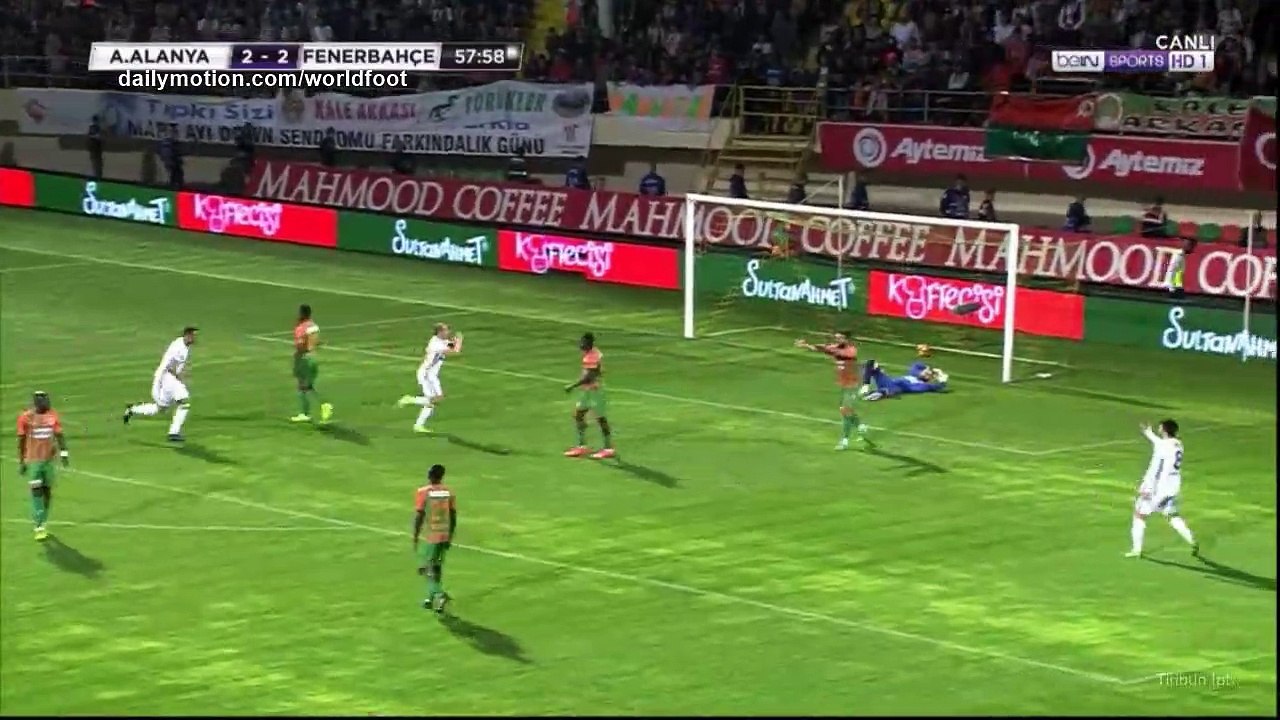 Aatif Chahechouhe Goal HD - Alanyaspor 2 - 3 Fenerbahce - 10.03.2017 [HD ]
