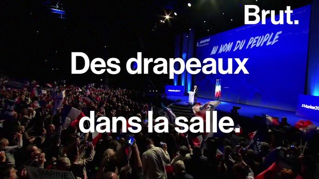 Ça ressemble à quoi un meeting de Marine Le Pen ?