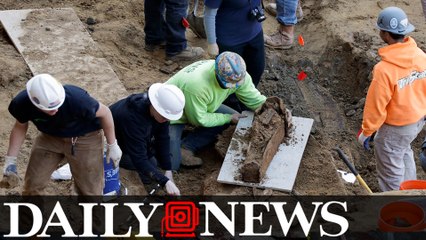 Dozens Of Centuries-Old Coffins Unearthed At Construction Site