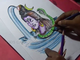 How to Draw Lord Shiva Goddess Ganga Color Drawing