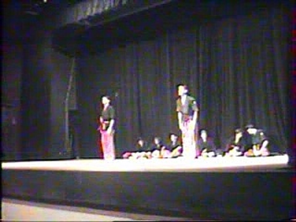 Nunchaku kata supérieur avec partenaire Aucamville 2001