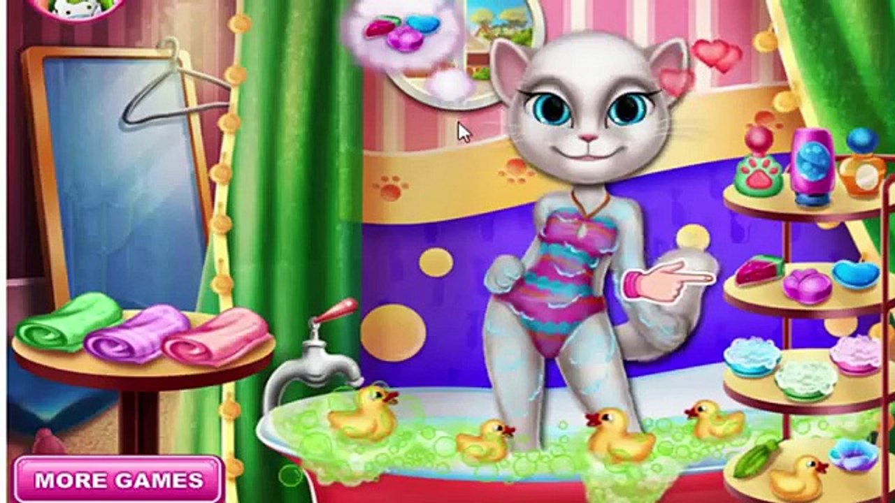 Talking Angela # bathroom doing