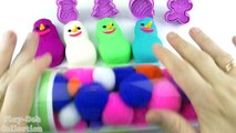DIY How To Make PLAY DOH BEARS Learn Color for Toddlers Play doh Christmas Theme Molds Fun