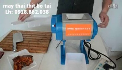 máy thái thịt bò làm phở, máy thái tai heo gia đình SS70