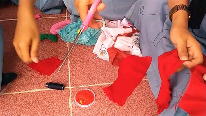 Prakarya Siswa SMA Panca Setya Sintang - Membuat Pita (2017)