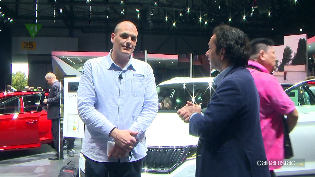 Skoda Kodiaq en direct du Salon de Genève 2017