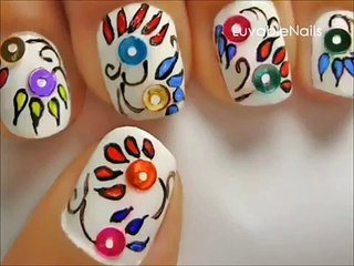 Cute nail Art Drawing - How to draw nail art 3