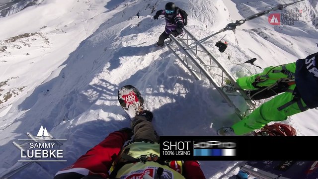 GoPro winning run Sammy Luebke - Fieberbrunn FWT17 - Swatch Freeride World Tour 2017