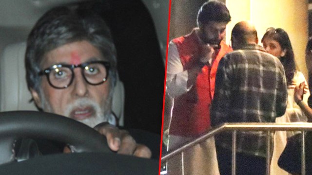 Bachchans Visit Aishwarya Rai's Father In Hospital