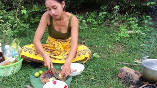 village food factory - how to cook intestine cow   Asian food