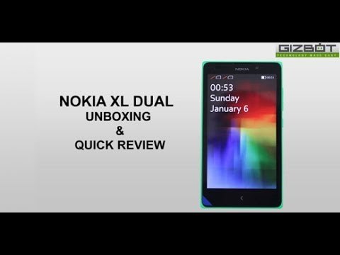 Nokia XL Dual Unboxing & Quick Review