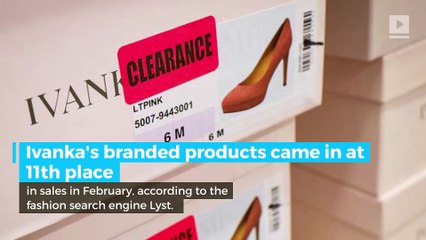 Ivanka Trump's clothing line hits record sales despite boycott