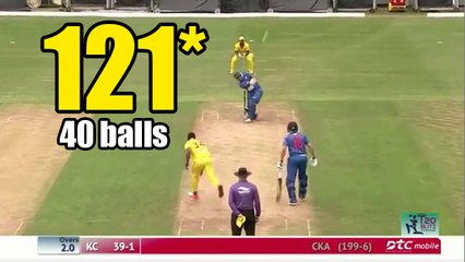 Dwayne Smith smashes 31-ball ton