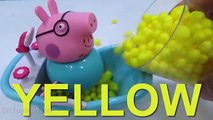 Learn Colors BabyDoll Peppa Pig BathTime ORBEEZ Surprise Toys kids videos for toddlers