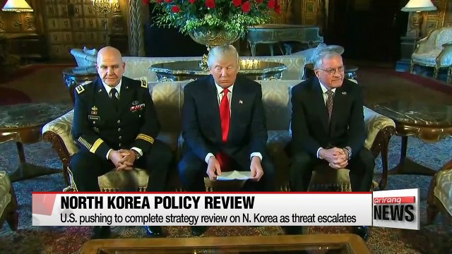 U.S. pushing to complete strategy review on N. Korea as threat escalates