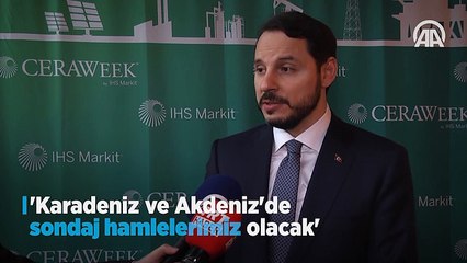 Albayrak: 'Karadeniz ve Akdeniz'de sondaj hamlelerimiz olacak'
