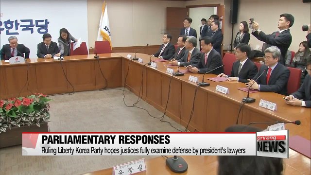 Korea's political parties focus in ahead of impeachment verdict