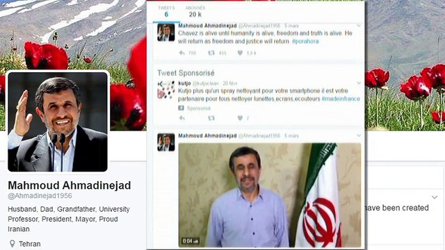 Iran : Mahmoud Ahmadinejad ouvre un compte Twitter