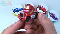 Play Doh Clay Lollipop Surprise Toys Cars 2 Disney Pixar McQueen Rainbow Learn Colors in English