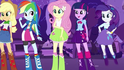 My Little Pony Mane 7 Equestria Girls Transforms into Daydream forms - MLP Color Change Vi