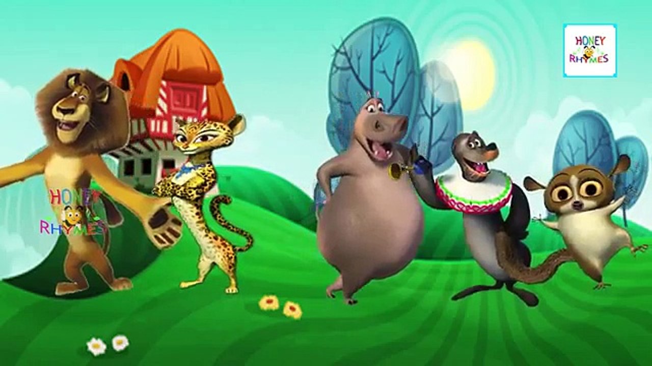 Pokemon and Madagascar Cartoon Finger Family Nursery Rhymes Collection 2D Animation Children Songs