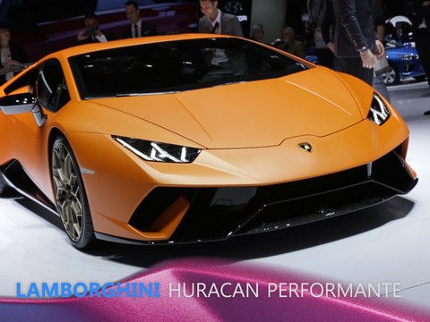 Lamborghini Huracan Performante en direct du Salon de Genève 2017