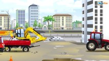 Cars Cartoon Video for kids - World of Cars for children The Truck with Excavator - Diggers & truck