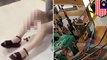 Eskalator merobek betis seorang wanita di Malaysia - Tomonews
