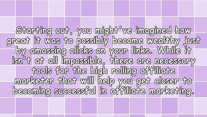 The Foundation Of Any High Rolling Affiliate Marketer