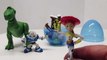 Play Doh Kinder Surprise Eggs Toy Story Hamm, Mr Potato Head, Zurg Surprise Eggs with Rex