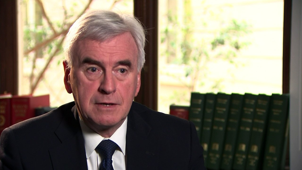 John McDonnell: Conservative values cause society to suffer