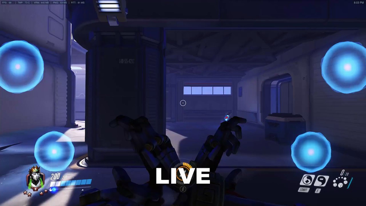 Overwatch: New Zenyatta Spread Comparison at Medium Range Live VS PTR