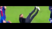 Luis Enrique & Barcelona players hysterical celebration vs PSG HD