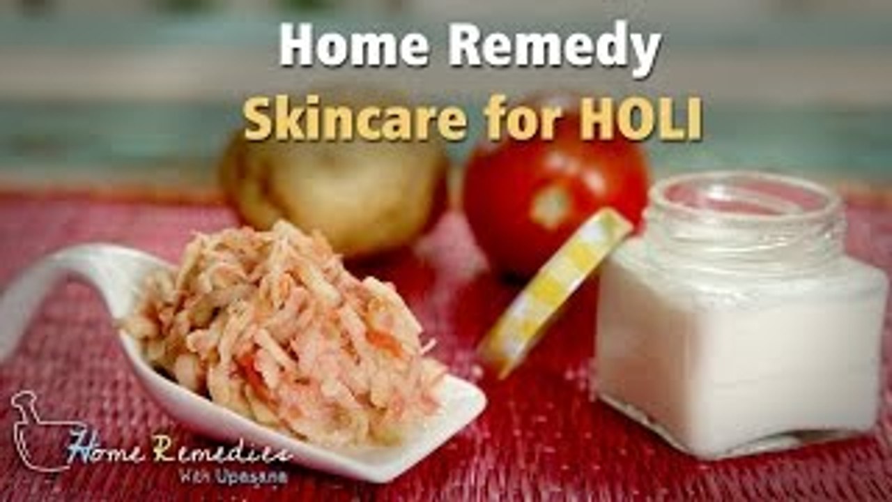 How To Take Care Of Skin In Holi Home Remedy For Skincare In Holi