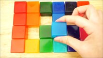 How to Make Colors Lego Jelly Pudding DIY Rainbow Block Gummy