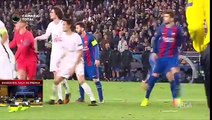 Locura total en el Camp Nou: Lionel Messi celebró el gol de Sergi Roberto con la grada