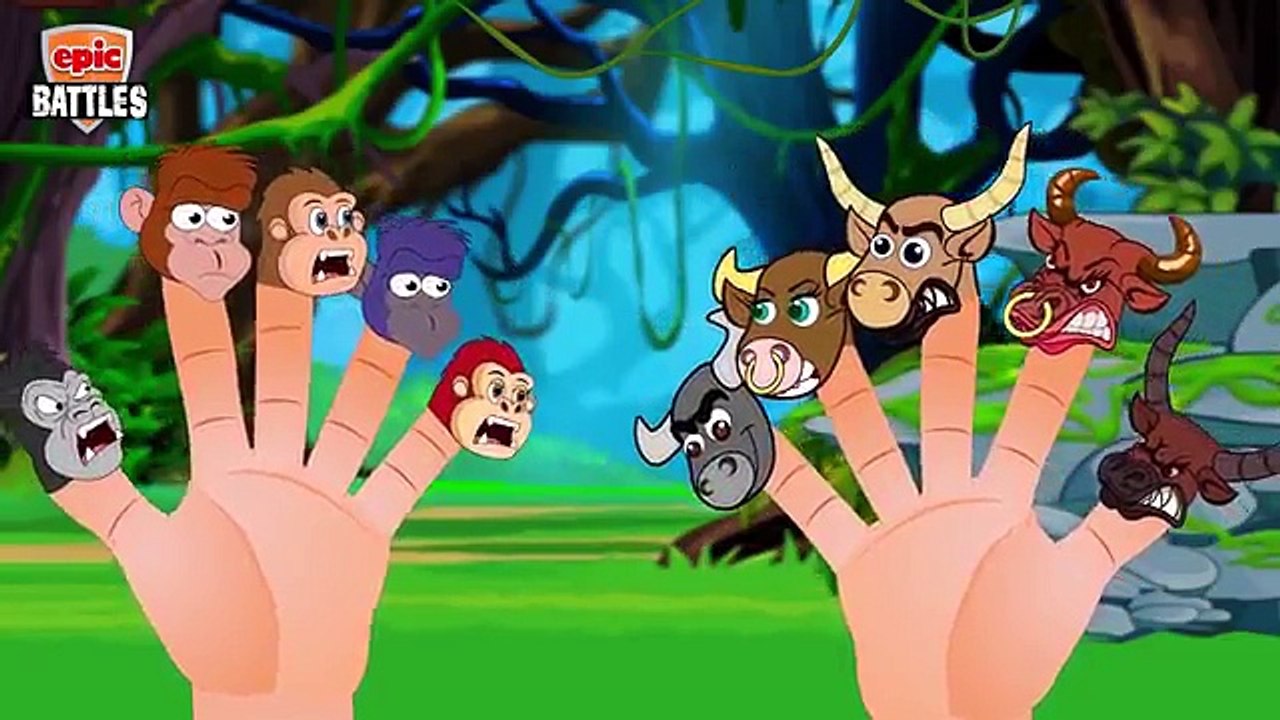 Finger Family Collection | Green Gorilla Vs Ogre and more | Superhero Animals cartoons Toy