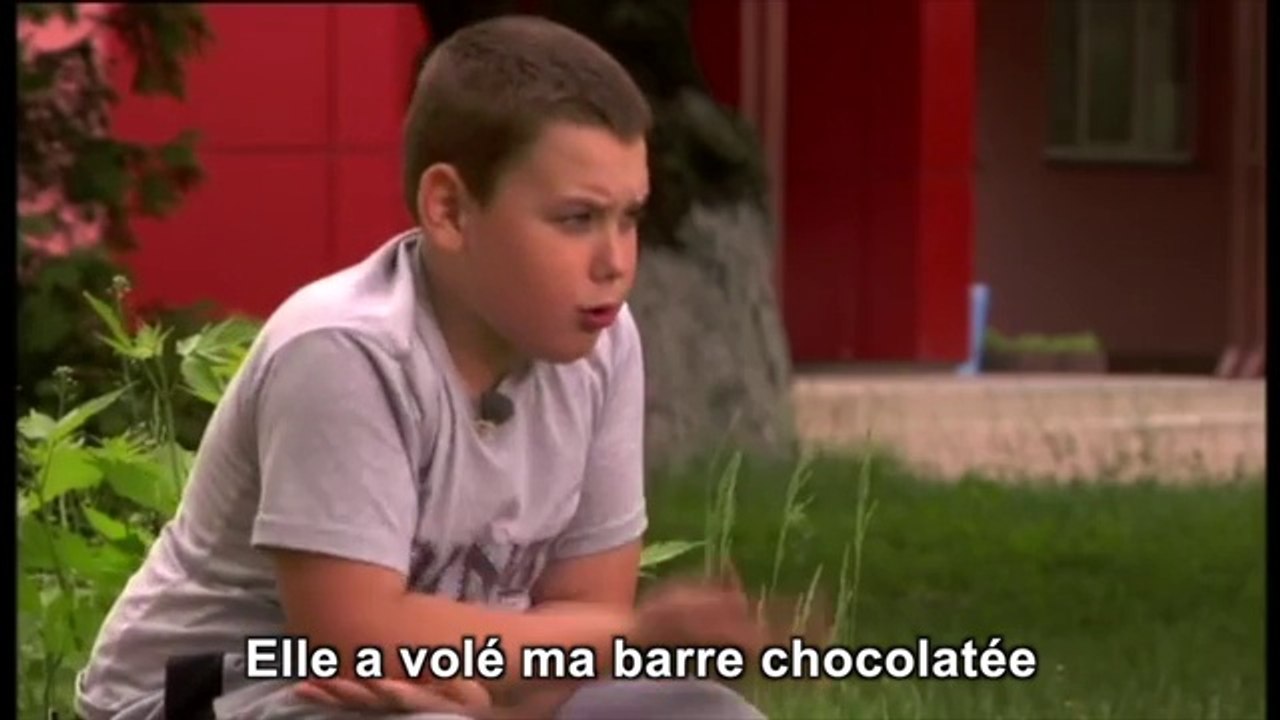 Elle a mangé tout le chocolat !